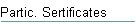 Partic. Sertificates