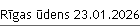 Rīgas ūdens 23.01.2026