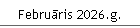 Februāris 2026.g.