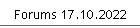 Forums 17.10.2022